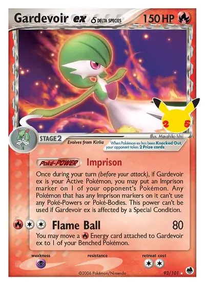 Gardevoir ex 93 Normal