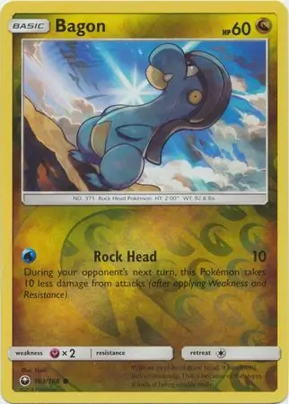 Bagon Reverse Holo 103 Normal