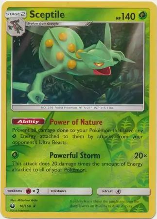 Sceptile Reverse Holo 10 Normal