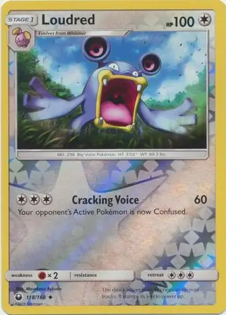 Loudred Reverse Holo 118 Normal
