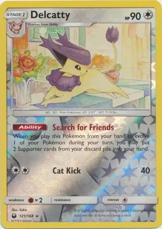 Delcatty Reverse Holo 121 Normal