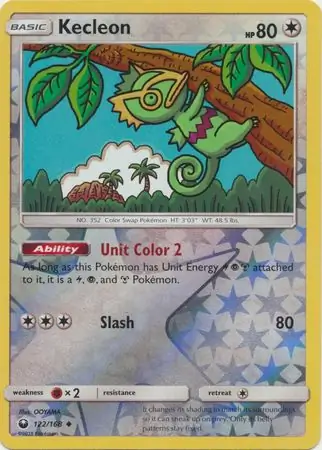Kecleon Reverse Holo 122 Normal