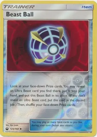 Beast Ball Reverse Holo 125 Normal