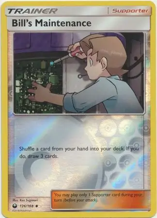 Bill's Maintenance Reverse Holo 126 Normal