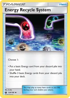 Energy Recycle System 128 Normal
