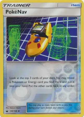 PokeNav Reverse Holo 140 Normal