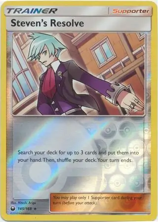 Steven's Resolve Reverse Holo 145