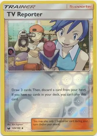 TV Reporter Reverse Holo 149 Normal