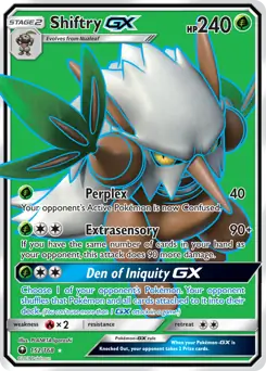 Full Art Shiftry GX 152