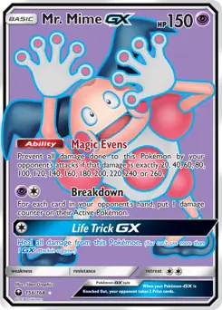 Full Art Mr. Mime GX 156