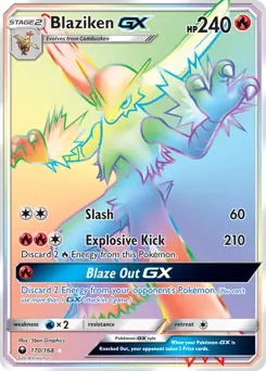 Blaziken GX Secret 170 Normal