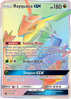 Rayquaza GX Secret 177 Normal