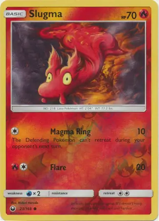 Slugma Reverse Holo 23 Normal