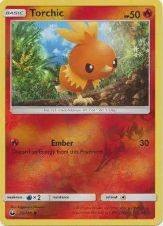 Torchic Reverse Holo 25 Normal
