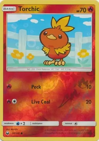 Torchic Reverse Holo 26 Normal