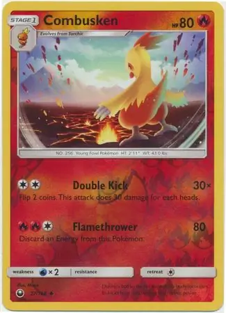 Combusken Reverse Holo 27 Normal