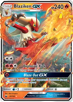 Blaziken GX 28 Normal