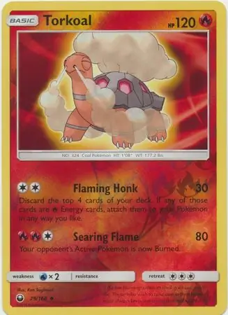 Torkoal Reverse Holo 29 Normal