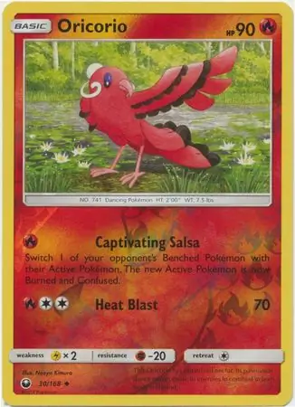 Oricorio Reverse Holo 30 Normal