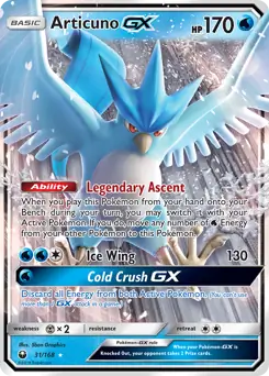 Articuno GX 31 Normal