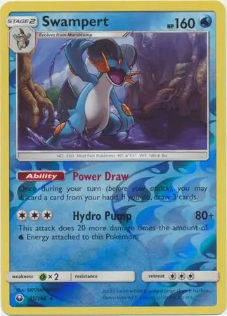 Swampert Reverse Holo 35 Normal