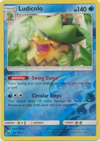Ludicolo Reverse Holo 38 Normal