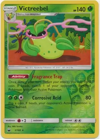 Victreebel Reverse Holo 3 Normal
