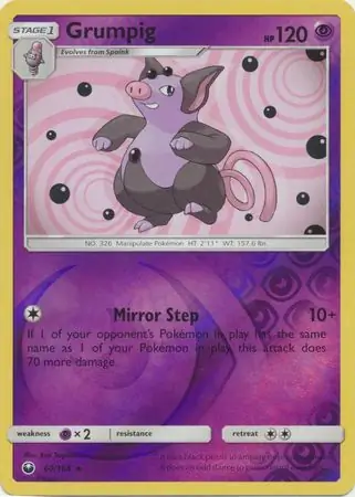 Grumpig Reverse Holo 60 Normal