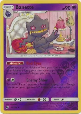 Banette Reverse Holo 65 Normal