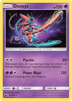 Deoxys Holo 67 Normal