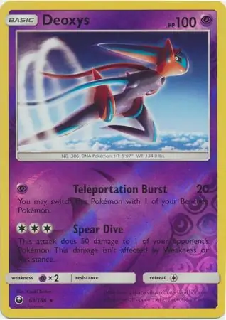 Deoxys Reverse Holo 69 Normal