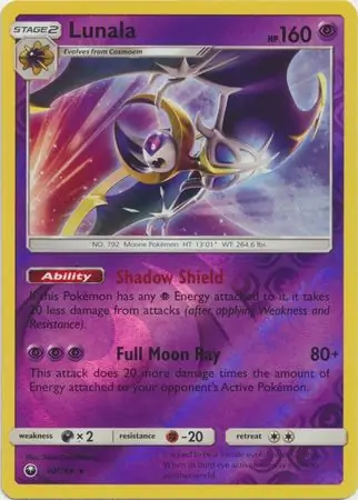 Lunala Reverse Holo 70 Normal