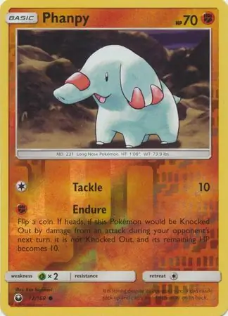 Phanpy Reverse Holo 72
