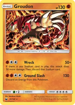 Groudon 81 Normal