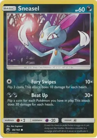 Sneasel Reverse Holo 86 Normal
