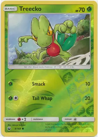 Treecko Reverse Holo 8 Normal