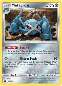 Metagross Holo 95 Normal