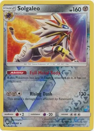 Solgaleo Reverse Holo 99 Normal