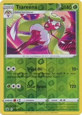 Tsareena Reverse Holo 015 Normal