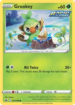 Grookey 016 Normal