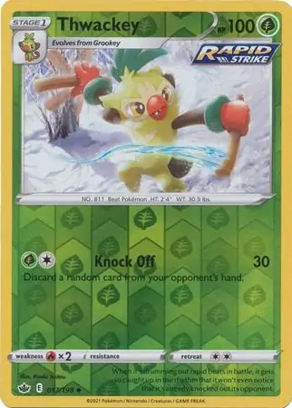Thwackey Reverse Holo 017 Normal
