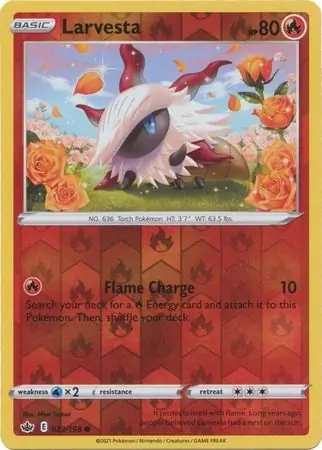 Larvesta Reverse Holo 023