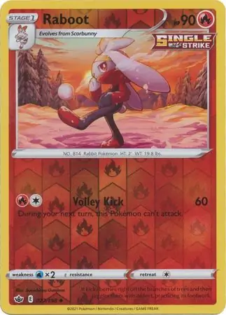 Raboot Reverse Holo 027 Normal