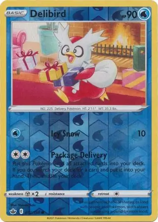 Delibird Reverse Holo 032 Normal