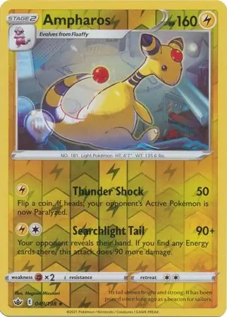 Ampharos Reverse Holo 049 Normal
