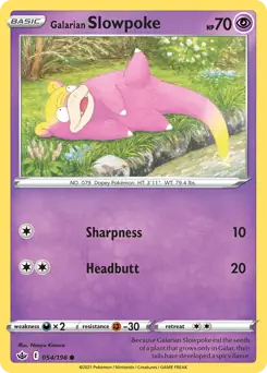 Galarian Slowpoke 054 Normal