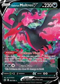 Galarian Moltres V 097 Normal