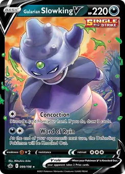 Galarian Slowking V 099 Normal