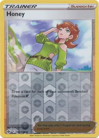 Honey Reverse Holo 142 Normal