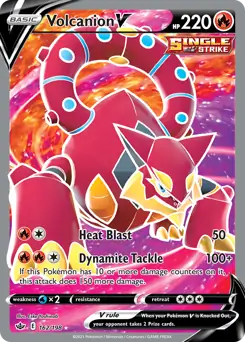 Volcanion V Full Art 162 Normal